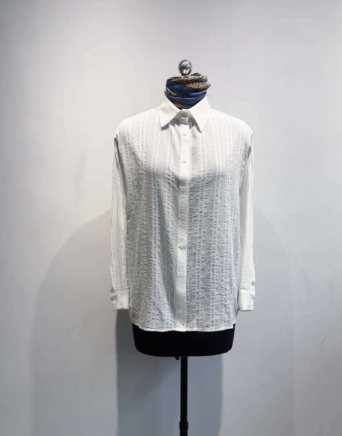 Textured Cotton Women's Shirt-116